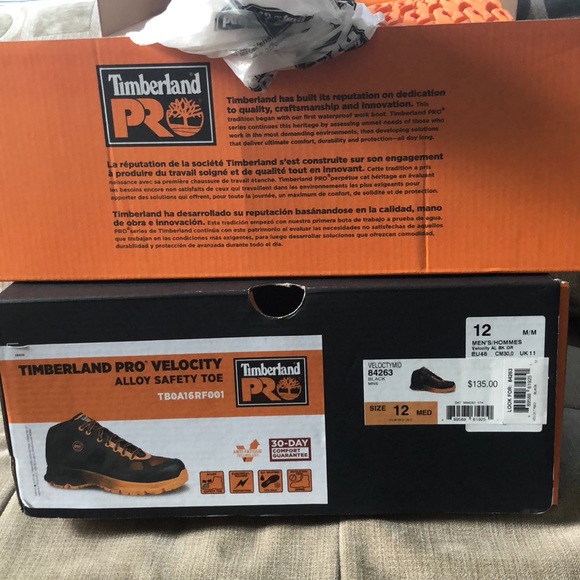 Timberlands Pro work boots sz 12 m/m - Picture 3 of 3